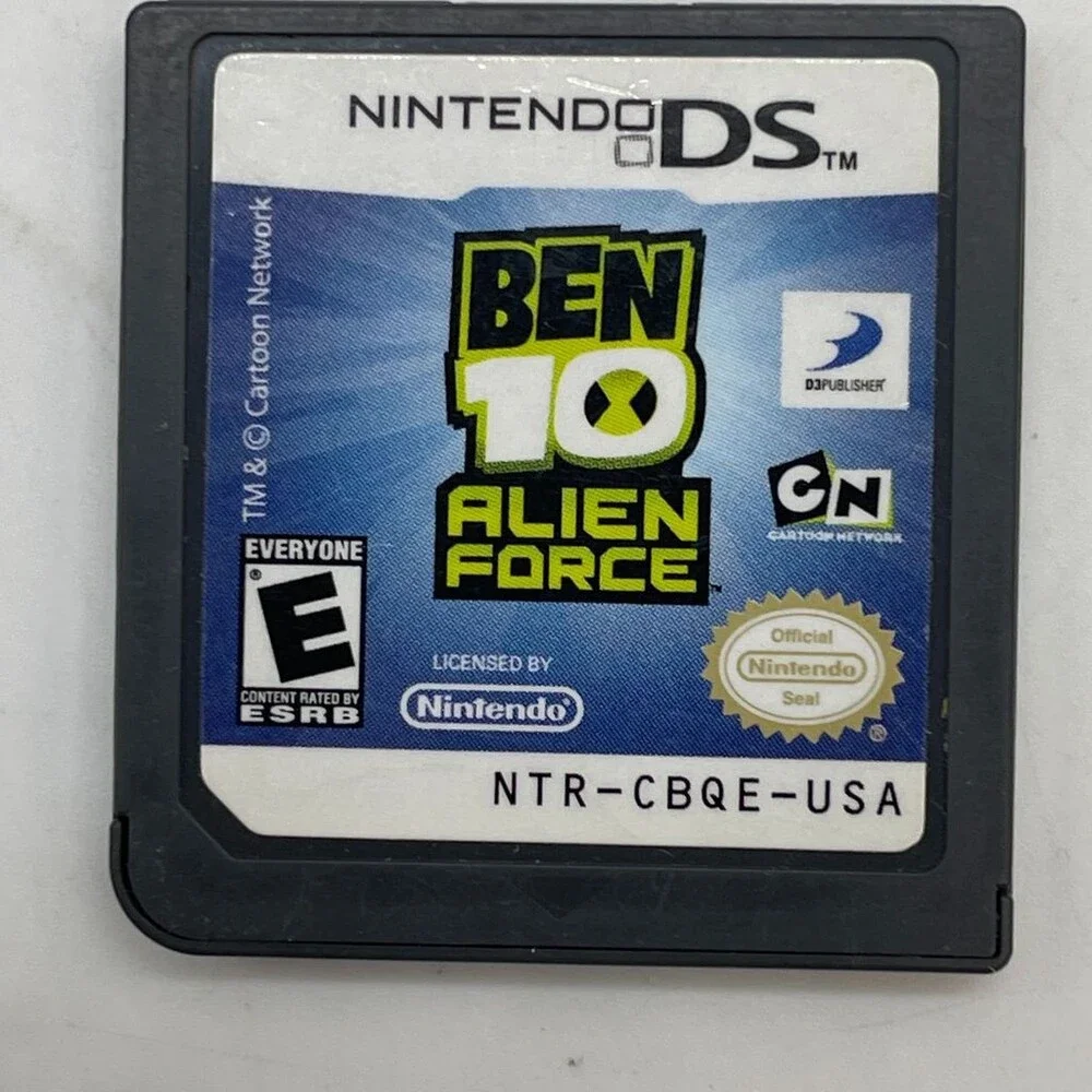 Ben 10: Alien Force NDS (Nintendo DS, 2008) Cartoon Network Cartridge Only